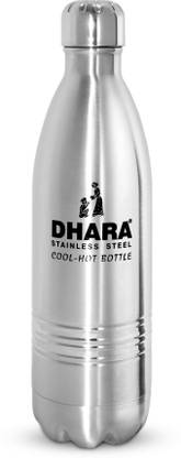 Dhara Stainless Steel 1000 ml Steel Bottle
