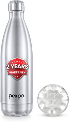 pexpo Electro 1000, Hot&Cold ISI Certified Thermosteel Water Bottle, Leakproof 980 ml Flask
