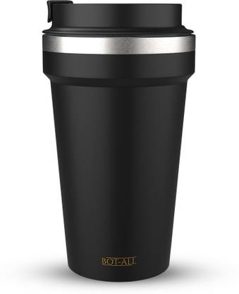 BOT-ALL LITE Premium Mug Made with 304 Stainless Steel Inner Layer & PS Plastic Outer 500 ml Bottle