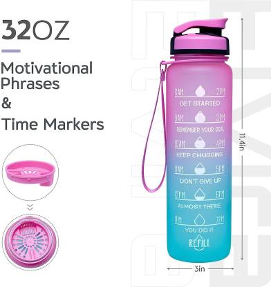 Elvira Motivational Bottle 1000 Ml Bottle - Buy Elvira Motivational 