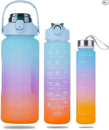 papita Motivational Time Marker with Straw 2000 ml Bottle