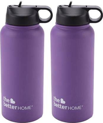 The Better Home 2 1000ml Insulated Milo SS bottle-Black 1000 ml Bottle