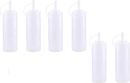jhaboos Ketchup Bottle, Sauce Dispenser Bottle, Squeeze Bottle 250 ml (pack of-6) 250 ml Bottle