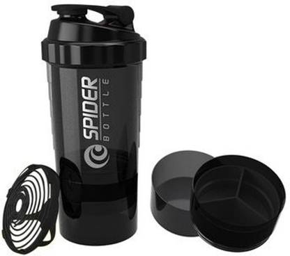 Spider Mart Black Shaker 500 ml Shaker