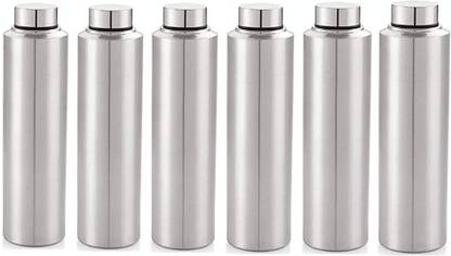 Silvester Stainless Steel Combo Water Refrigerator Single Wall Leakproof 1000 ml Bottle