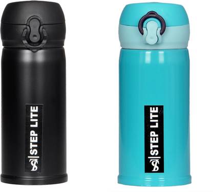Step-Lite Hot & cod thermos vaccum flask for kids school office use 350 ml Flask