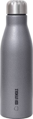 OSR OSR Grey Color Texture Coating Stainless Steel Water Bottle Cola 1000 ml Bottle