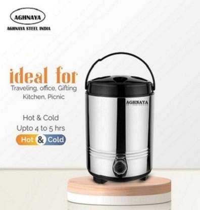 AGHNAYA 5 liter Hot Tea Flask/Water Jug I Non-Breakable I Easy to Clean and Maintain 5000 ml Flask
