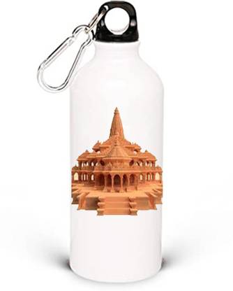 AP creation APC|Ram Mandir 5 | Ayodhya | God | Water Bottle | Glossy finis with lock on cap 750 ml Bottle