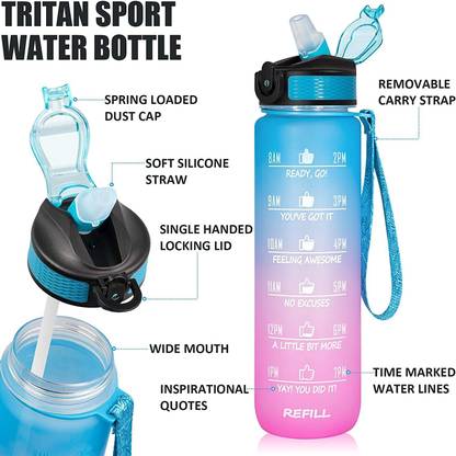 PEXON 1000 ml Tritan Bottle