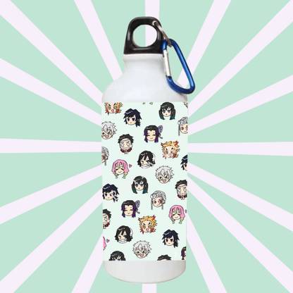 craft maniacs DEMON SLAYER CHIBI SKY FACES 600 ML SIPPER 600 ml Sipper