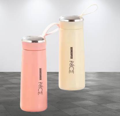 Kks Water Bottle 400 ml Plastic, Glass Bottle