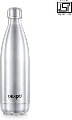 pexpo Electro 1000, Hot&Cold ISI Certified Thermosteel Water Bottle, Leakproof 980 ml Flask