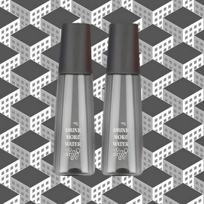 EXODUS Black,plastic bottle 650 ml, pack of 2, 8966 650 ml Plastic Bottle