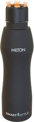 MILTON Smart SS Water Bottle | Leak Proof | Easy Grip | Bluetooth Enabled 880 ml Bottle