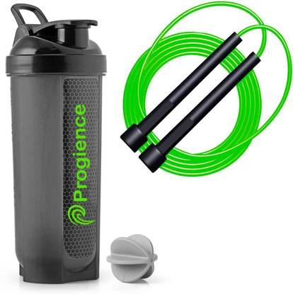 Progience Gym Shaker Bottle with Whisk Ball | BPA-Free Plastic Protein Mixer 500 ml Plastic Shaker