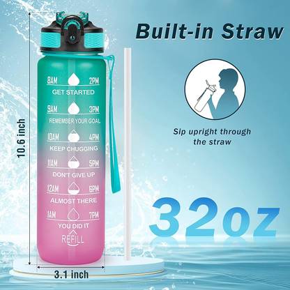 SWISS WONDER 1000 ml Tritan, Silicone Bottle