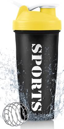 Dassio Sports Gym Shaker with Stainless Steel Mixer Ball for Protein Shakes 650 ml Shaker
