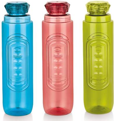 VISUAL INDUSTRIES Turtle Water Bottle | Strong & Sturdy | Unbreakable | Fridge Bottle | 1000 ml Plastic Bottle