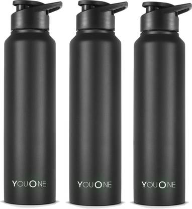 Youone Stainless Steel Water Bottle 1 Litre, Water Bottles For Fridge, School,Gym,Home 1000 ml Steel Bottle