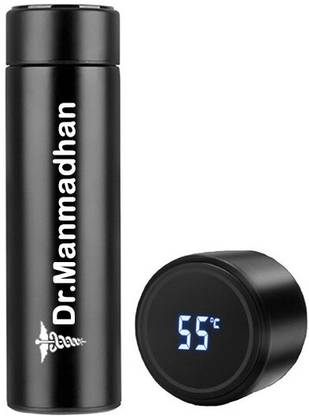 SY Gifts Dr Manmadhan Name Temperature Water Bottle Flask 500 ml Flask
