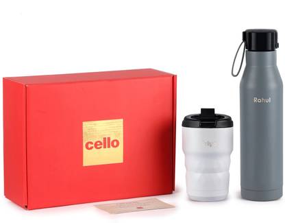 cello Personalized Gift Box Combos: Maestro 550ml And Nomad 900 ml Bottle