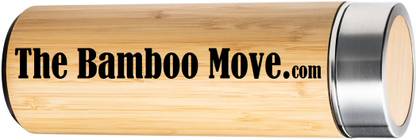 The Bamboo Move Bamboo Thermos Bottle 450 ml Bamboo, Steel Bottle