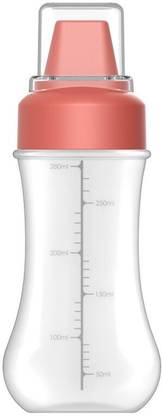 Baskety Ketchup Squeeze Bottle with Discrete Measurements and Five Hole Design 350 ml Bottle
