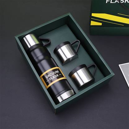 VARIYAENTERPRISE28 Business Vacuum Flask Gift Set Stainless Steel Thermos Flask Termos Water Bottle 680 ml Flask