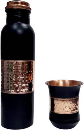 Ornate 1000 ml Copper Bottle