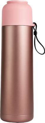 GUCHIGU Stainless Steel Vacuum Insulated Leak-Proof 500ml Water Bottle for Office, Gym 500 ml Steel Bottle