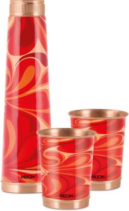 MILTON 1510 ml Copper Bottle With Drinking Glass