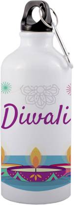 SANNO WORLD NEW-happy diwali vector diwali on 600 ml Bottle