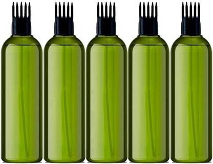 HARRODS Empty bottles for Shampoo Bottle, Green shampoo bottles With Applicator Cap 100 ml Bottle
