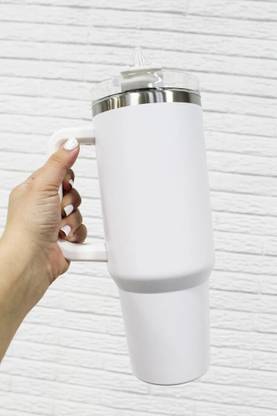 ABC Stainless Steel Quencher Tumbler – Large Insulated Travel Mug with handle 1200 ml Sipper