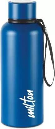 MILTON Aura 750 Thermosteel Bottle, 750 ml 24 Hours Hot and Cold 750 ml Flask , BLUE 750 ml Flask