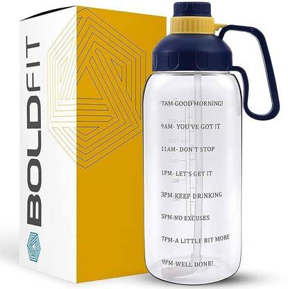 BOLDFIT Gallon Water Bottle Gallon Bottle Gym Water Bottle For Men & Women Sports Bottle 2000 ml Plastic Shaker