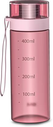 GM Water Bottle Red Matte Finish 450ml Leak proof with a Nylon Carrying Strap 450 ml Bottle