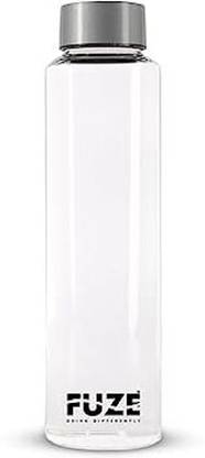FUZE Premium Borosilicate Glass bottle with leak-proof stainless steel cap 750 ml Bottle