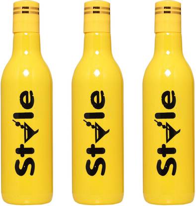 Sainik's Style Heavy Material 900 ml Leakproof Cap Water Bottle Pack Of 3 900 ml Bottle