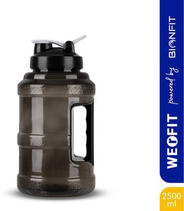 WErFIT 2.5L BPA-Free Large Capacity Water Bottle for Gym, Leak-Proof, with Handle 2500 ml Plastic Shaker