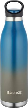 BOROSIL Color Crush 700 ml Vacuum Insulated Wate Bottle, 24 Hrs Hot & Cold Flask, Blue 700 ml Flask