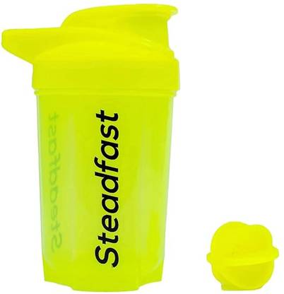 Steadfast NUTRITION Protein Shaker Blender Bottle with Blender Ball 400 ml Plastic Shaker