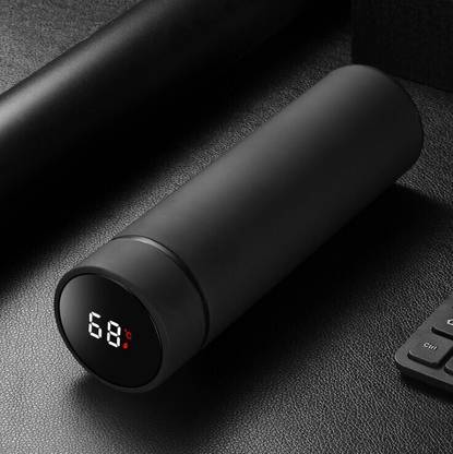 Renyke Water Bottle Led Temperature Display Double Walled Vacuum Insulated 450 ml Flask