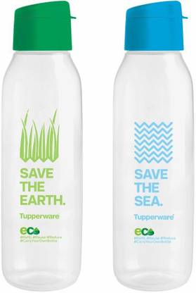 TUPPERWARE राउंड फ्लिपटॉप बॉटल कूल और चिक, सेव अर्थ सेव सी 500 ml बॉटल