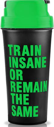 ZYRO Gym Sipper Bottle with Stainless Steel Mixer Ball & Mesh for Lump Free Shakes 700 ml Plastic Shaker