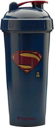 PERFORMA Supeman Justice League for Gym 800 ml Plastic Shaker