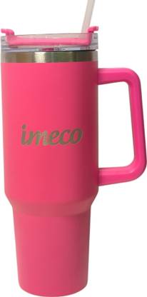 IMECO Ecosipper Pro Stainless Steel Insulated Tumbler with Straw for Office Gym Travel 850 ml Sipper