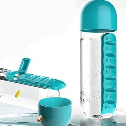 GOPALLAL Pill Bottle Water Bottle Multi Functional Use for Traveling 200 ml Bottle