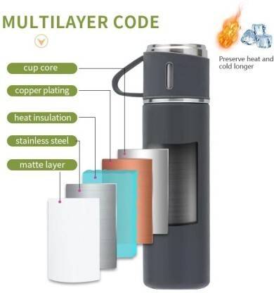 CANDYVILLA 500 ml Steel Flask